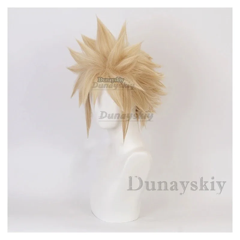 AIAI 2025 аниме Final Fantasy VII FF7 Cloud Strife льняной светлый парик термостойкие парики из синтетических волос косплей ролевая игра
