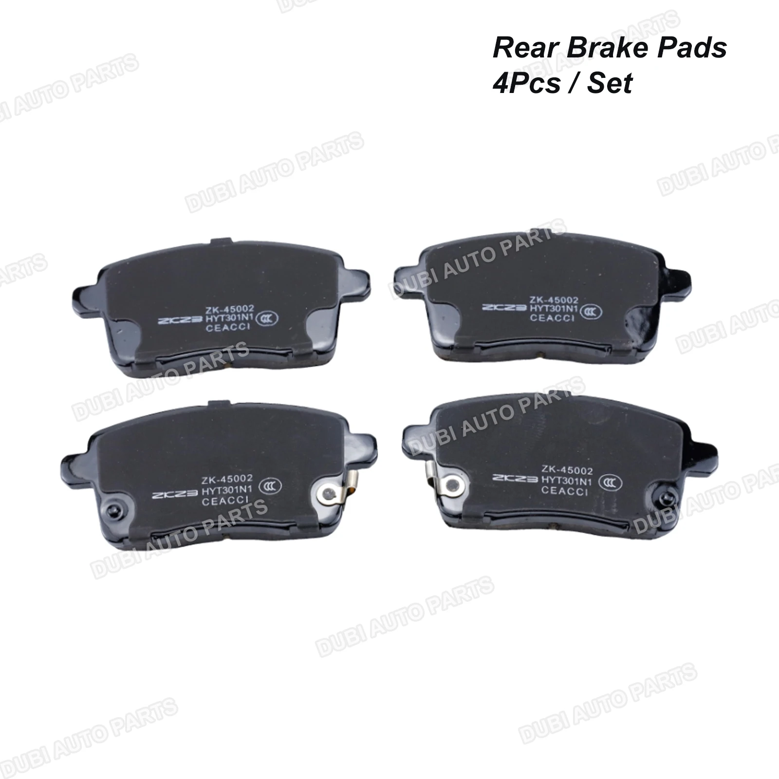 

Rear Brake Pads Set For SWM G05 PRO 1.5T 2.0L 2020- X7 FOTON GRATOUR GT 1.4T ZOTYE T800 2.0T 2017- YEMA E70 EC70 T70 T70S T80