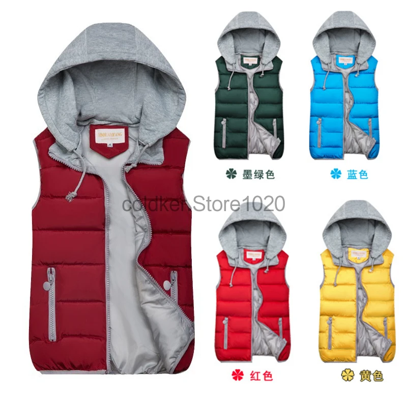 2024 Vrouwen Herfst Winter Vest Jas Mode Zwarte Afneembare Capuchon Mouwloze Jassen Dames Vrijetijdskleding Warm Vest