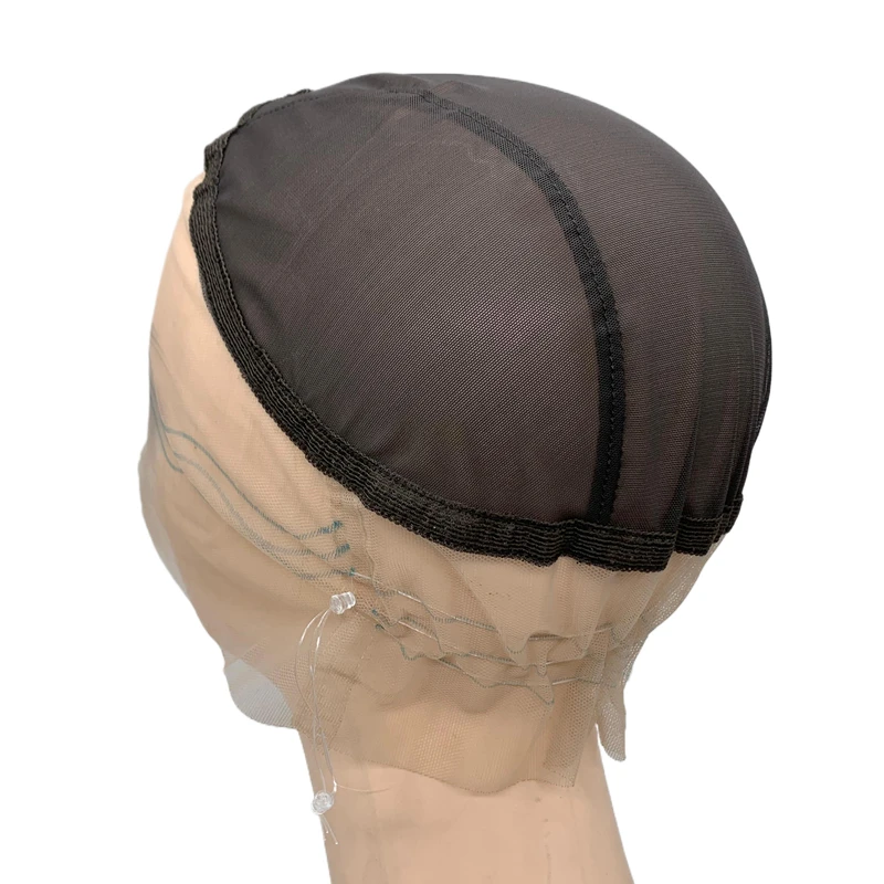  360 Transparent Lace Front Wig Caps for Making Wigs with Drawstring Breathable Adjustable HD Lace Cap Wig Base for Ventilating