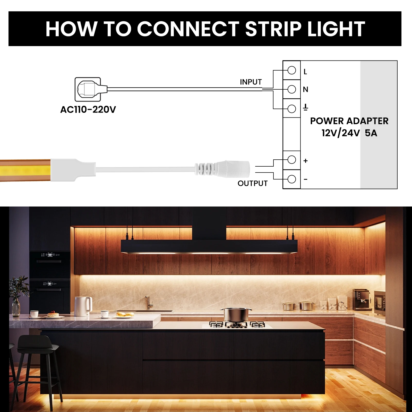 12V 24V Cob LED-Streifen 120leds/m 20m 15m 10m 5m hohe Entschlossenheit geschnitten frei Cob lineare Licht leiste 8mm Platine 528 k 3000k 4000k Raum dekor