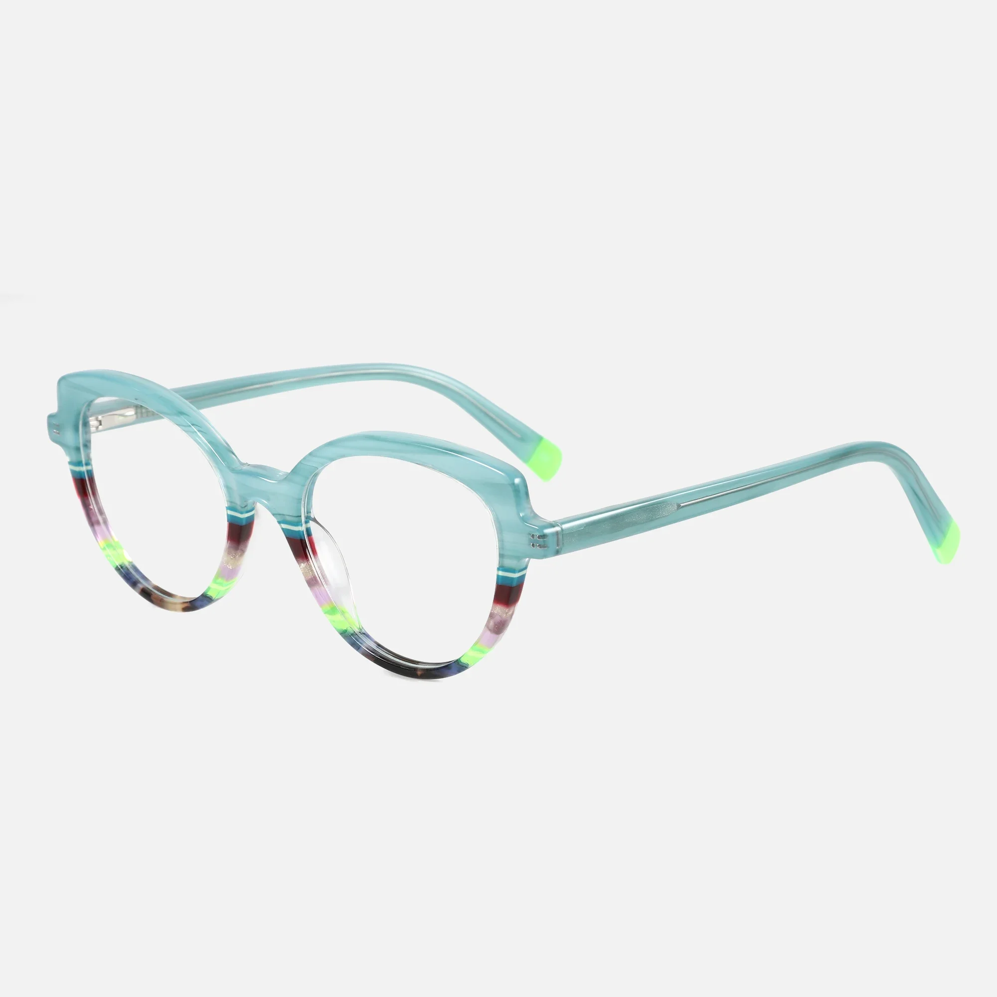 ZENOTTIC  Fashion Acetate Prescription Glasses Famale Butterfly Myopia Eyewear Women Optical Eyeglasses