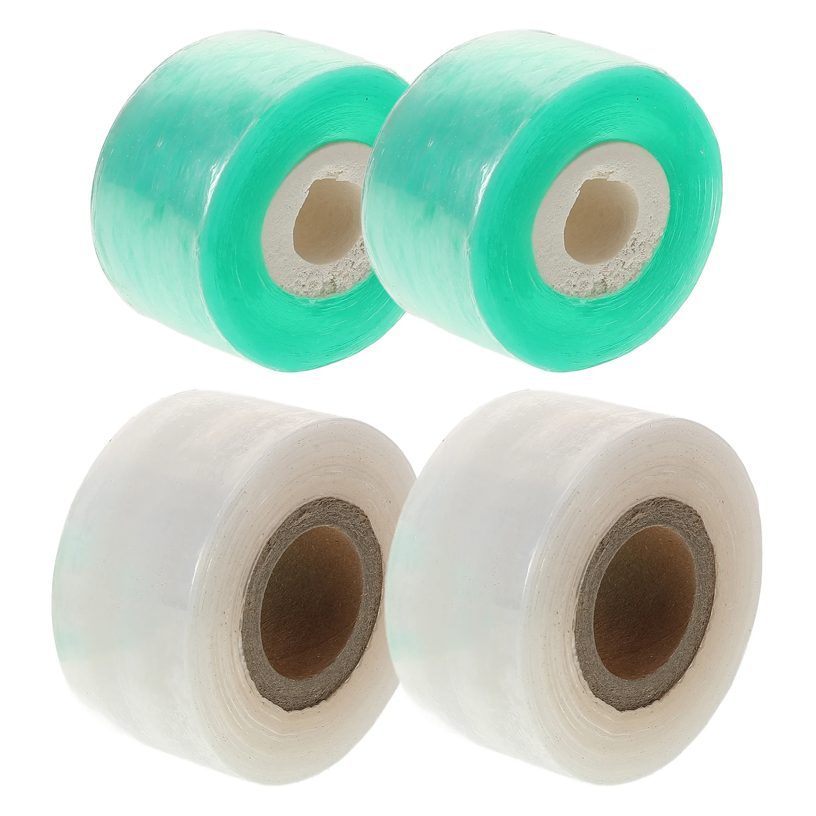 

4 Rolls Grafting Tools Transparent Plant Tape Garden Floristry Supplies Self-Adhesive Weather-Proof for Fruit Trees Vegetables