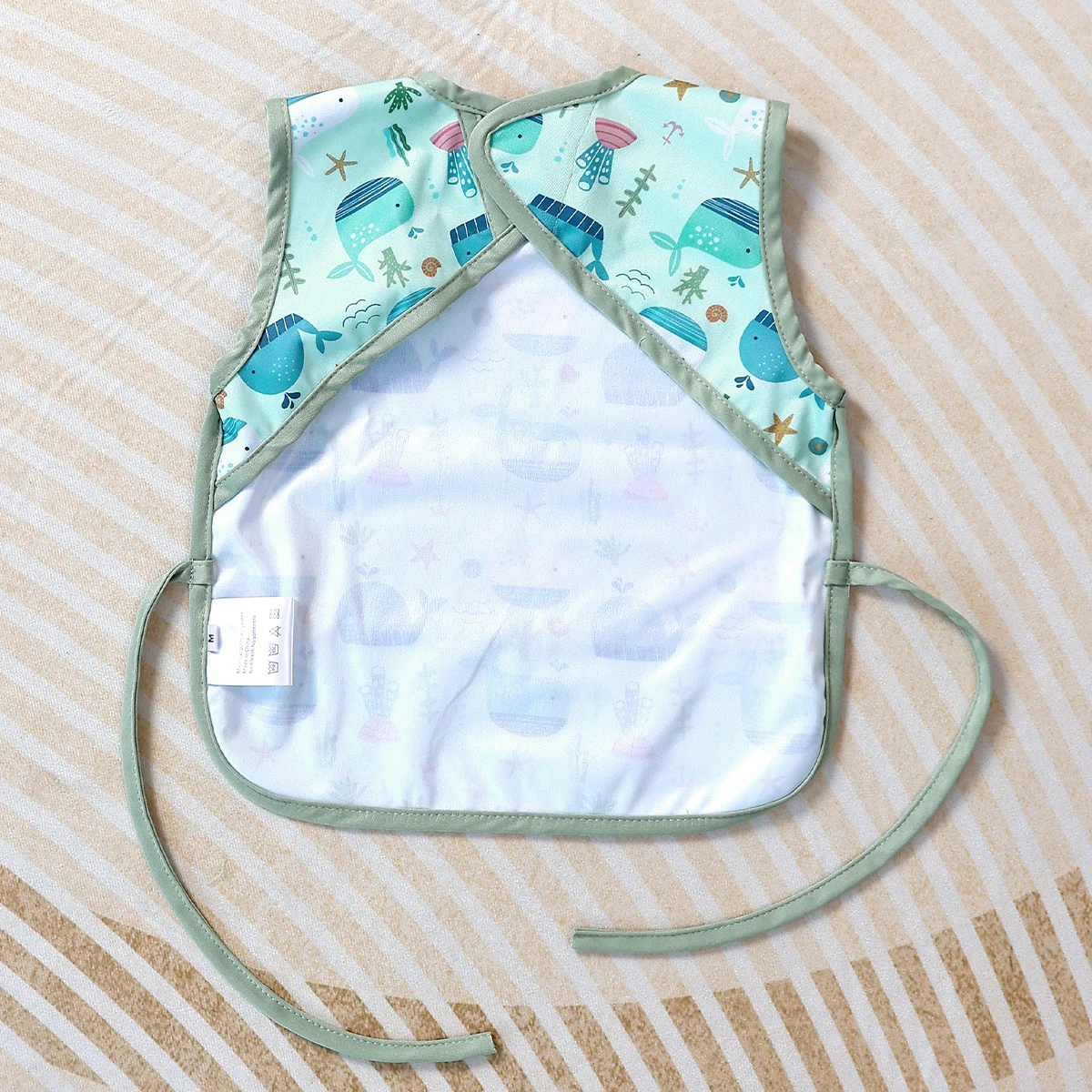 Baberos Elinfant de 1 pieza, paño eructo para niños y niñas, perfecto para regalo de cumpleaños, Baberos de alimentación de bebé, Baberos para comer