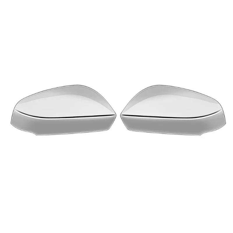 Car Silver Side Mirror Covers Side Wing Mirror Cover Cap for Toyota Alphard 40 Series 2023+