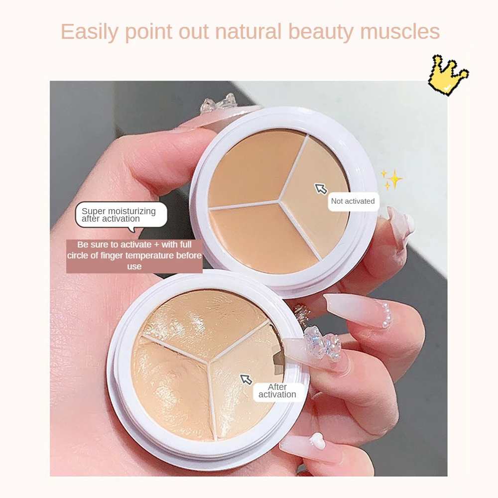 Palette de Correcteur de Contour du Visage, Maquillage Hydratant et Naturel, Anti-Cicatrices d'Acné, Imperméable, Contrôle de l'Huile