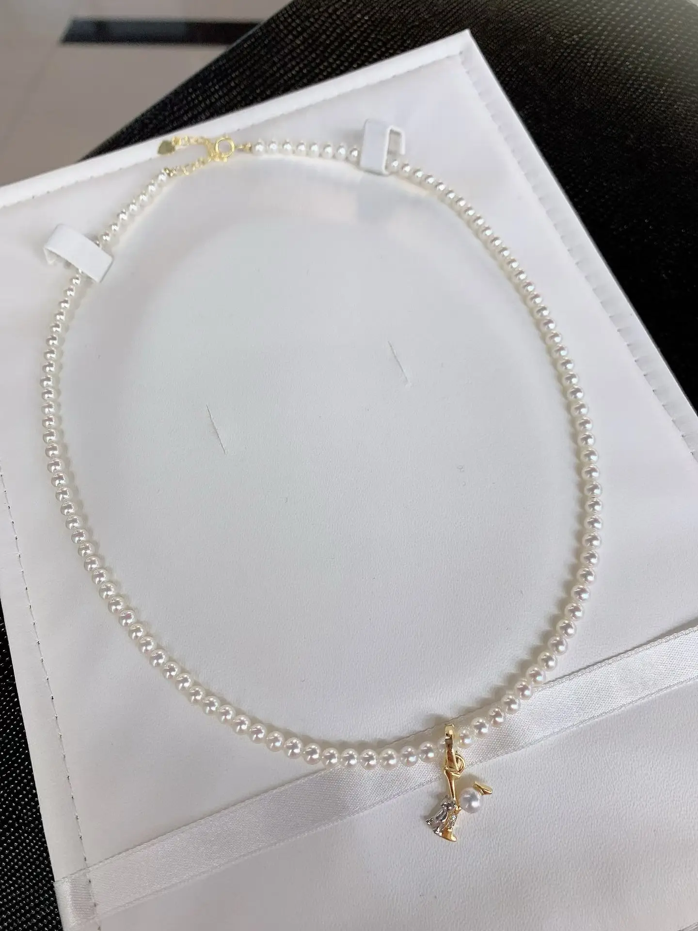Certificate Freshwater Baby Pearl String Choker 925 Silver Initial Pendant Detachable Charm For Any Necklace Bead Strand Jewelry