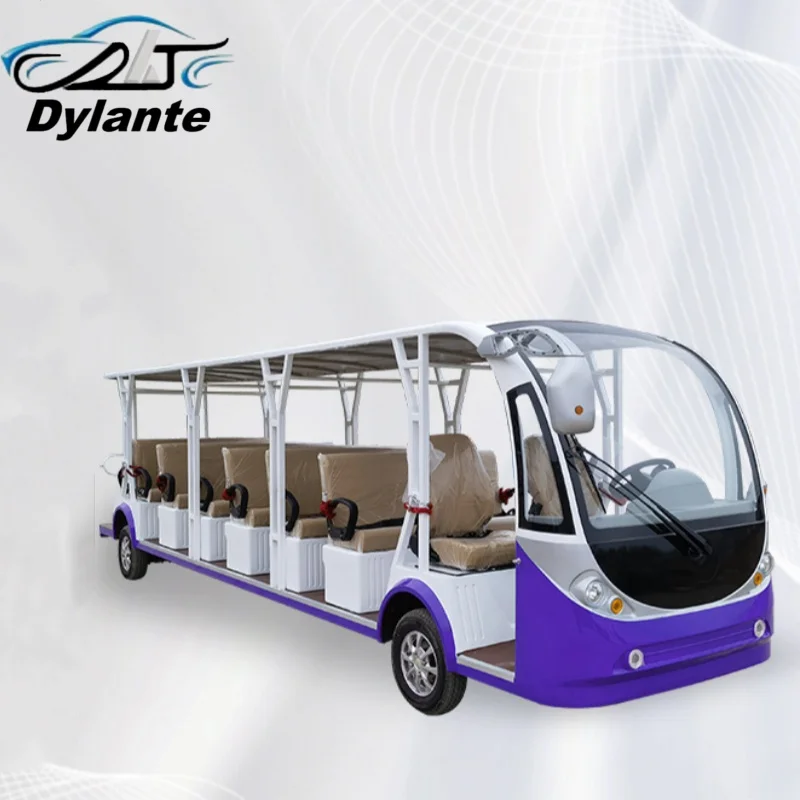 

New Luxury 23 Seat LED Turn Signal Electric Convertible Tour Bus PU Material Seats, More Comfortable For Passengers Electric Bus
