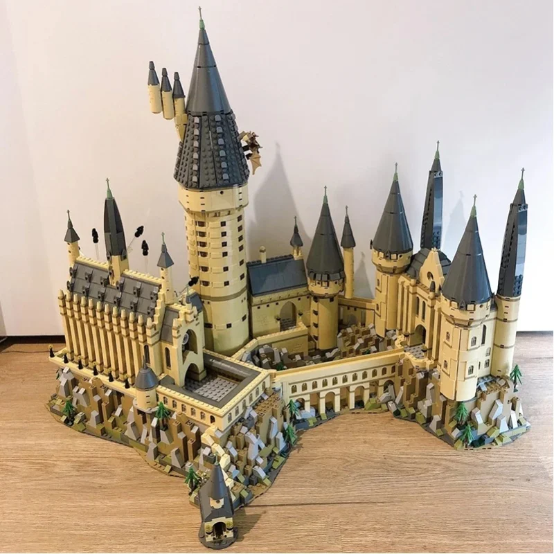 Raumdekoration Schloss-Architektur Baustein-Set Konstruktionsmodell Bausteine für Erwachsene Geburtstags- und Weihnachtsgeschenke