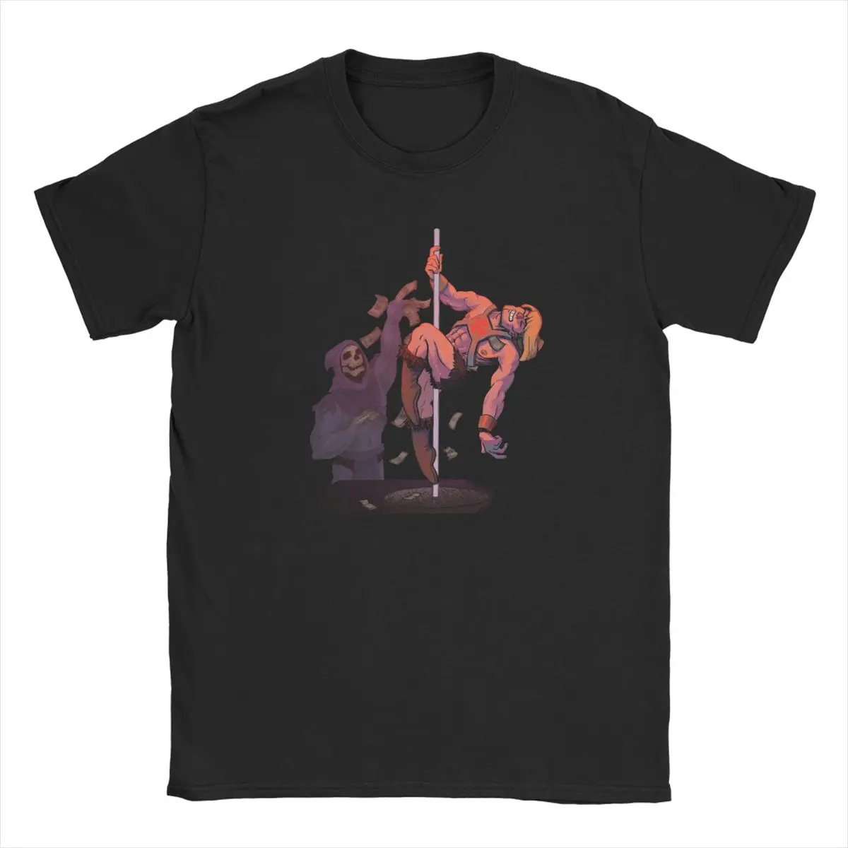 By The Power Of Grayskull T-Shirts for Men Crewneck Pure Cotton T Shirt He-Man and the Masters of the Universe Shirt 4XL 5XL