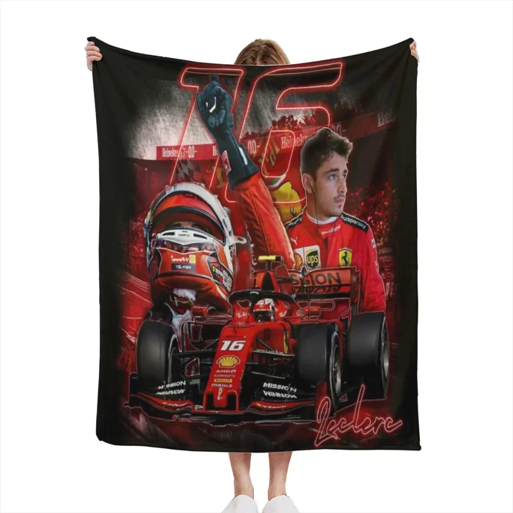 charles leclerc fan art Thin Blanket Fluffy Soft Bedroom Decor Sofa Blankets Comforter Home and Decoration Summer Blanket