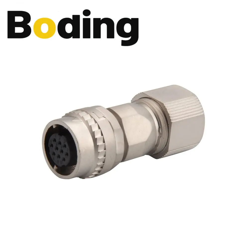 Boding Servo Motor Plug   Servo Motor Encoder Connector  Power Cable Connector  2 Core 10 Core Cm10-sp2s Cm10 For Yaskawa