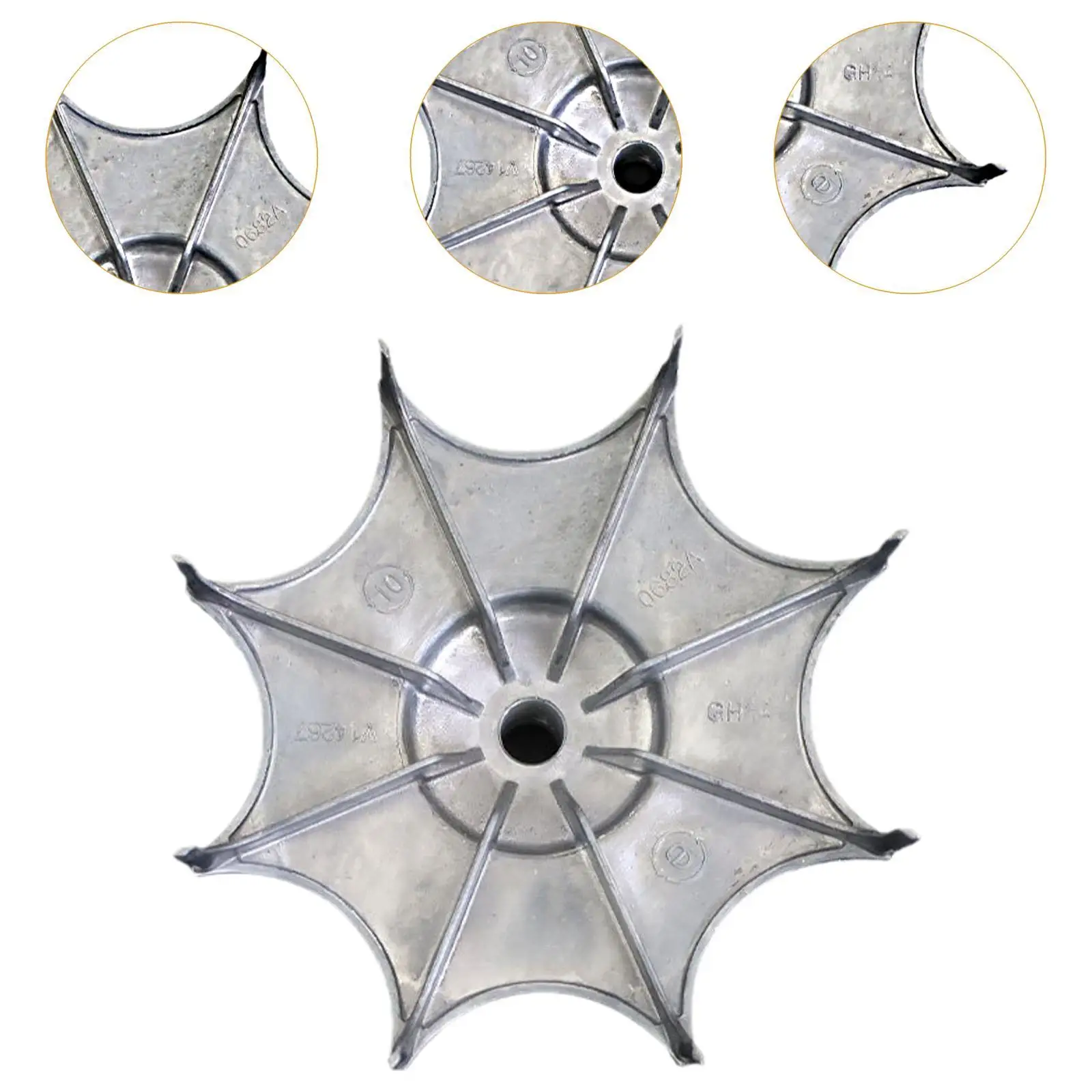 Шкив двигателя стиральной машины, охлаждающее колесо, автоматический шкив двигателя стиральной машины, рассеивание тепла, аксессуар для стиральной машины для Hai er