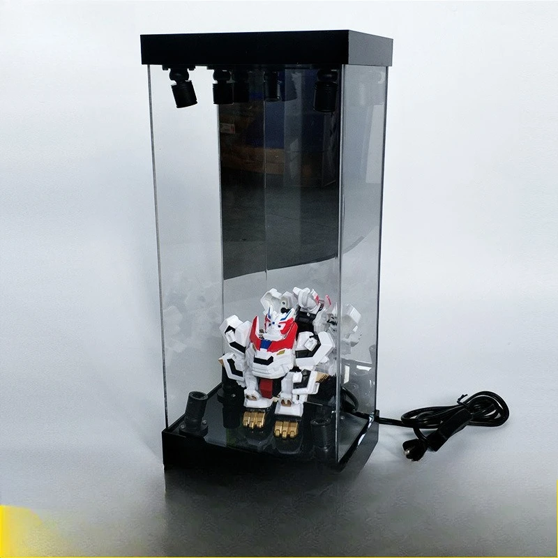 

Acrylic robot model display stand, luminous spotlight