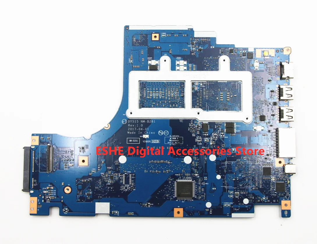 DY515 NM-B281 For Lenovo Legion Y520-15IKBA Laptop Motherboard With CPU I5-7300H I7-7700H GPU R17M G1 5B20P22985 5B20P22984