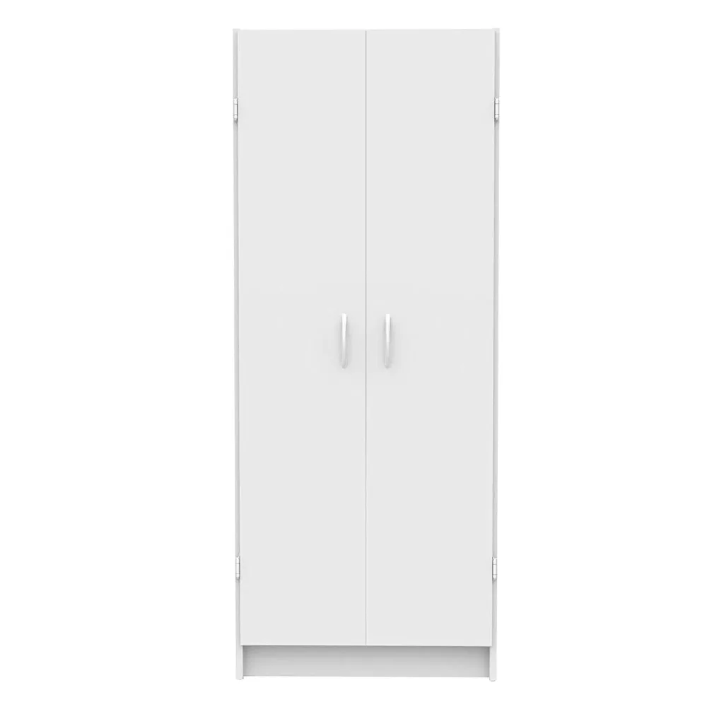 

Pantry Cabinet Cupboard with 2 Doors, Adjustable Shelves, Standing, Storage for Kitchen, Laundry or Utility Room