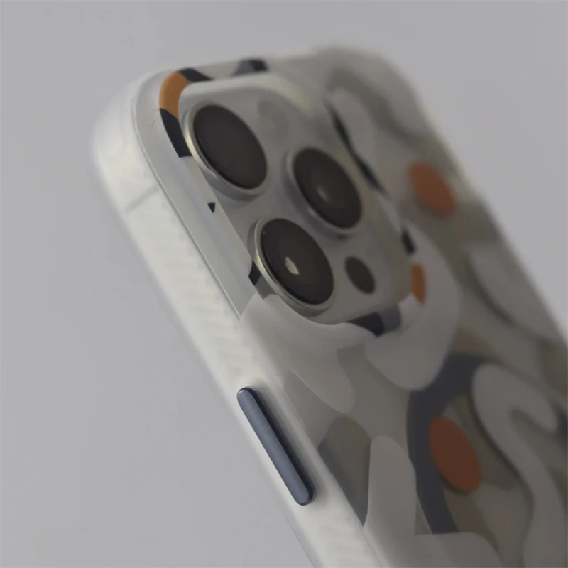Matte Graffiti Magsafe Phone Case For iPhone 17 16 15 14 Plus Pro Max 17Air 13 12 11 Magnetic Wireless Charging Shockproof Cover