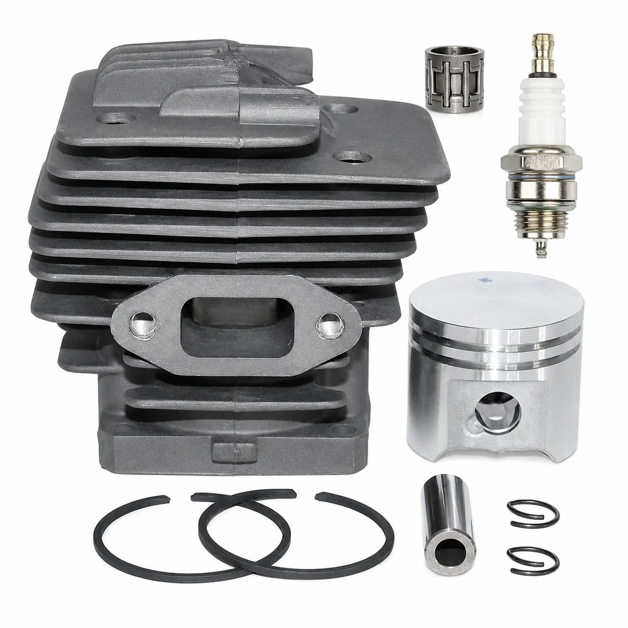 Gardening Tools Repair - 38mm Cylinder Piston Kit Spark Plug
