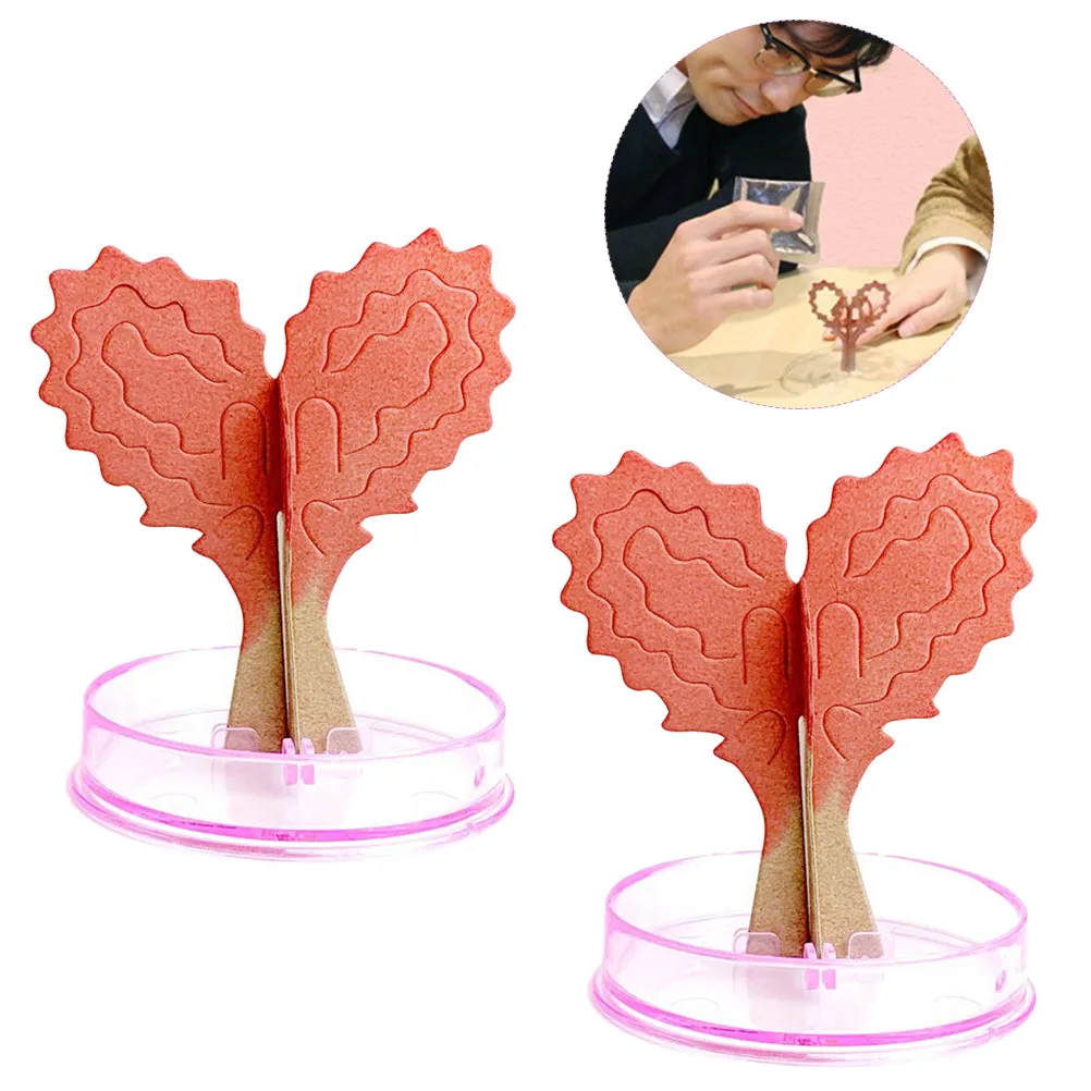 

Набор из 2 комплектов бумажных украшений «Дерево, растущее в форме сердца» для детей и пар, символ любви, декор для дома и вечеринок