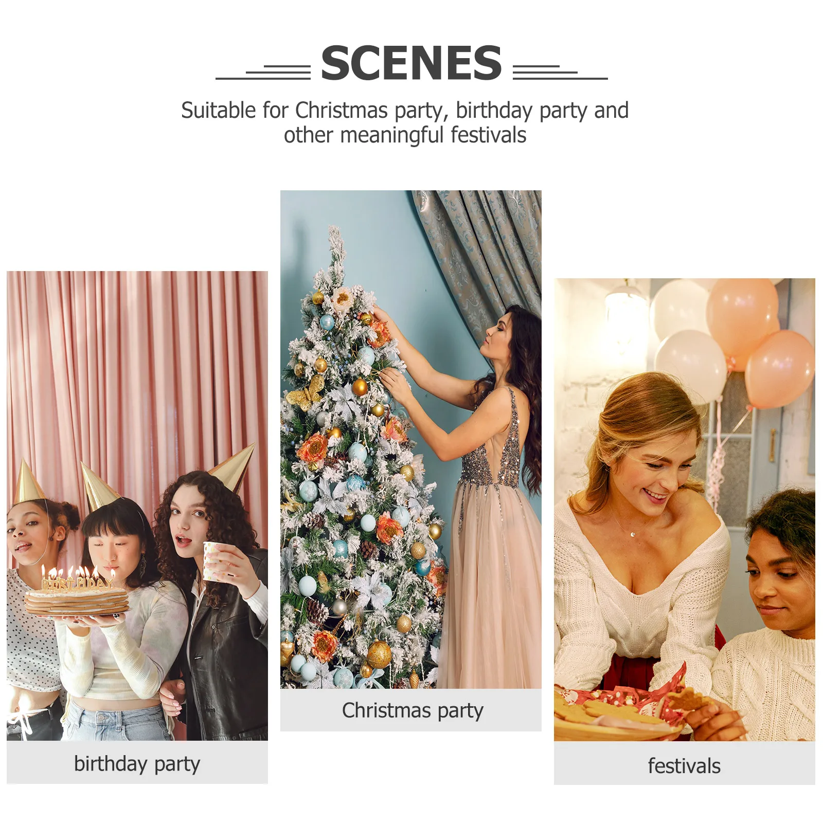 

200 Pcs DIY Snowman Nose Accessory White Christmas Decorations Washing Machine Holiday Making