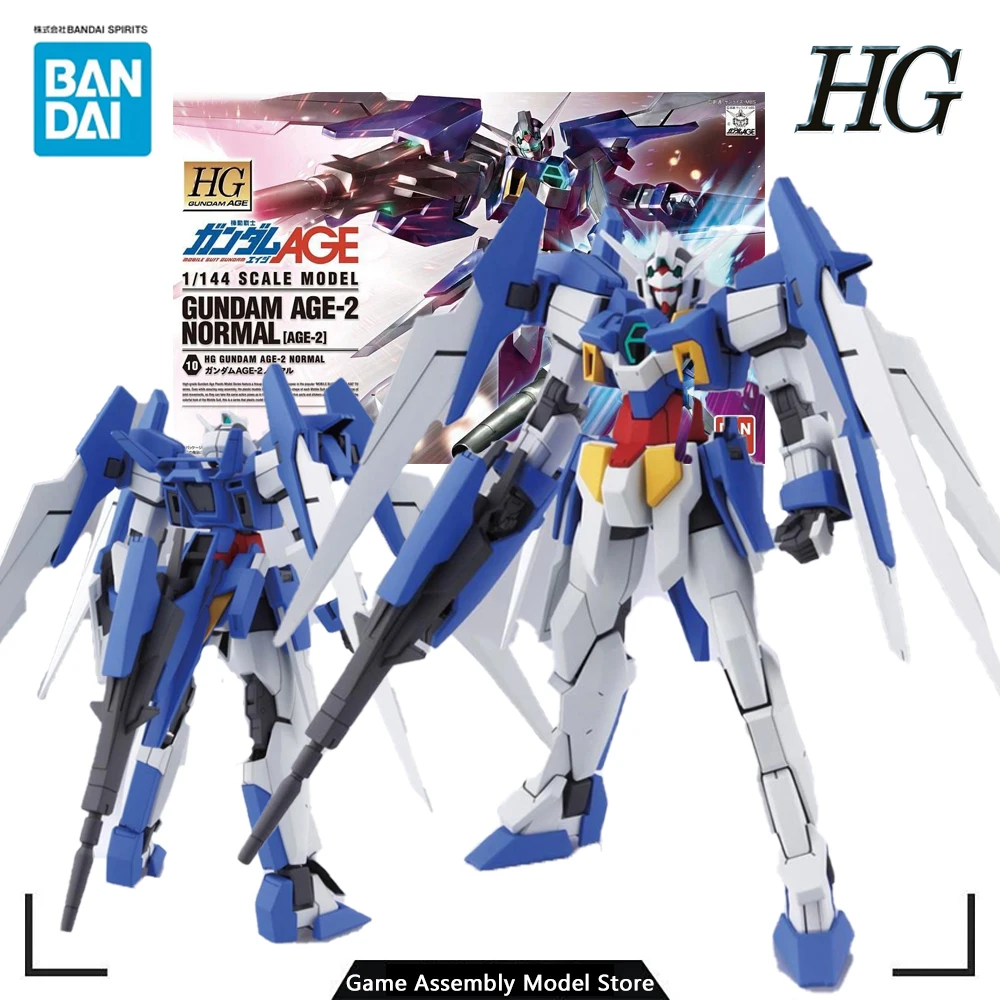 

BANDAI Original Genuine Assembled Model Kit AGE HG 1/144 GUNDAM AGE-2 NORMAL Gunpura Anime Movable Doll Toy PVC Collection