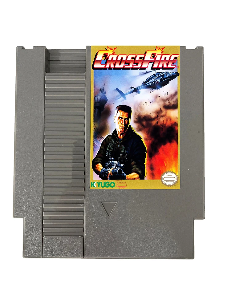 Classic Game CrossFire For NES Super Games 72 Pins 8 Bit Game Card Cartridge,for NES Retro Game Console - English