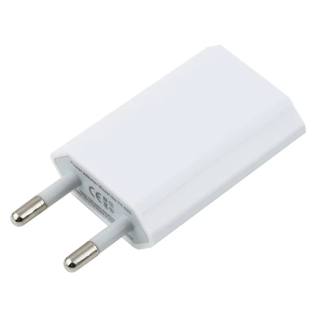 USB Charger 5V 1A AC USB Home Power Adapter สำหรับ iPhone 5 5S 5C 6 6S 7สำหรับ iPhone USB Charger EU Plug
