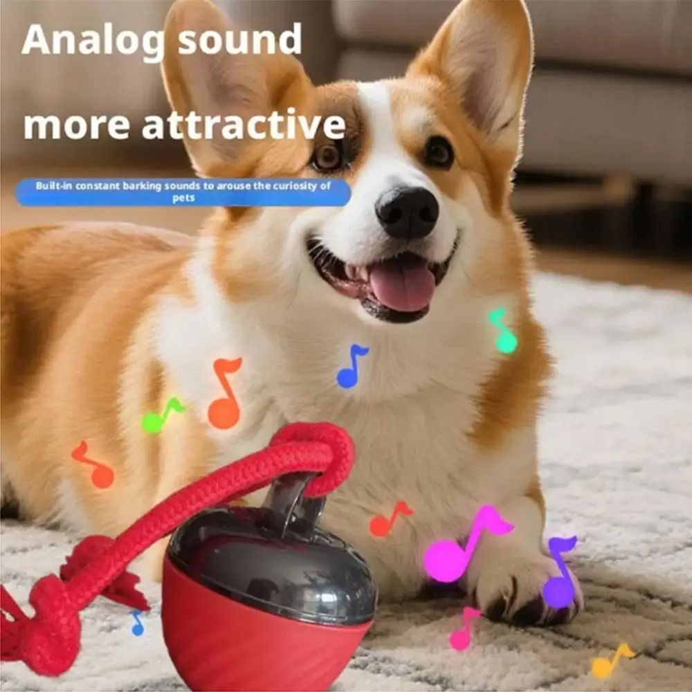 

Креативная интеллектуальная игрушка для собак, мяч, имитация мыши, устойчивая к укусам, электронная интерактивная игрушка для кошек, светодиодное освещение, 3 режима