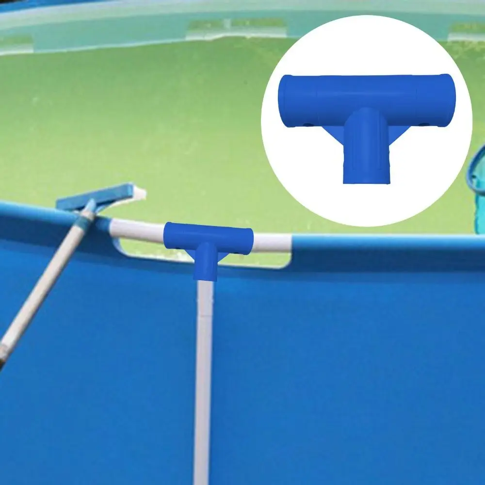 Rust Resistant Pool Hose Adapter Straight Tee 40 mm Hose Connector PP Sturdy Three-Way Tee Joint for INTEX 28273