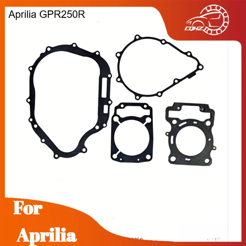 

Комплект прокладок двигателя CQHZJ для мотоцикла Aprilia GPR250R, набор для головки цилиндра, аксессуары для мотокросса