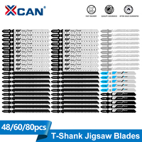 XCAN 60tlg jigsaw Sheets Set T Shaft Wood jigsaw Sheet jigsaw accessories for wood Metal PVC Bosch Makita