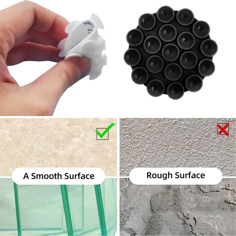 Circular Silicone Single-sided Suction Cup Bluetooth Speaker Car Phone Holder Back Rubber Fixing Clip Silicone Suction Cups