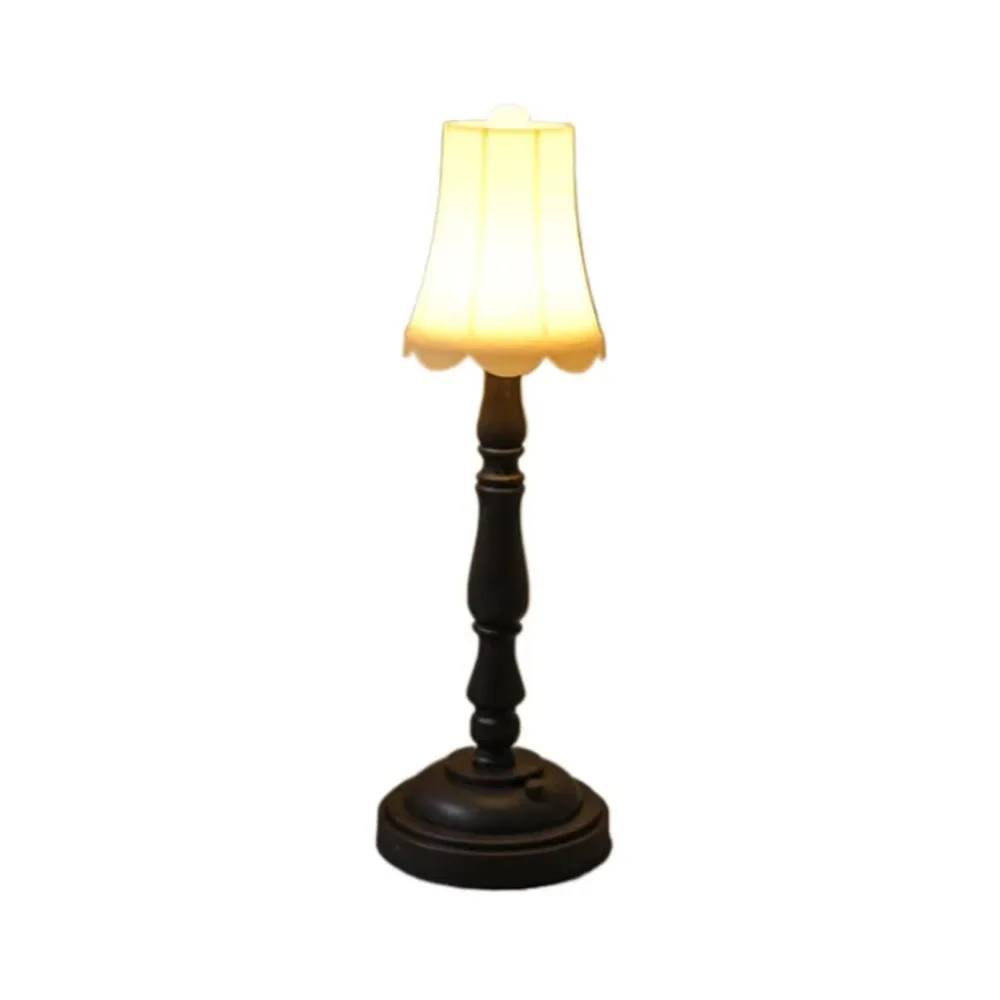 White/Coffee Vintage LED Night Light Vintage Style LED Night Light Decorative Figurine European Bedside Lamp Hot Toys