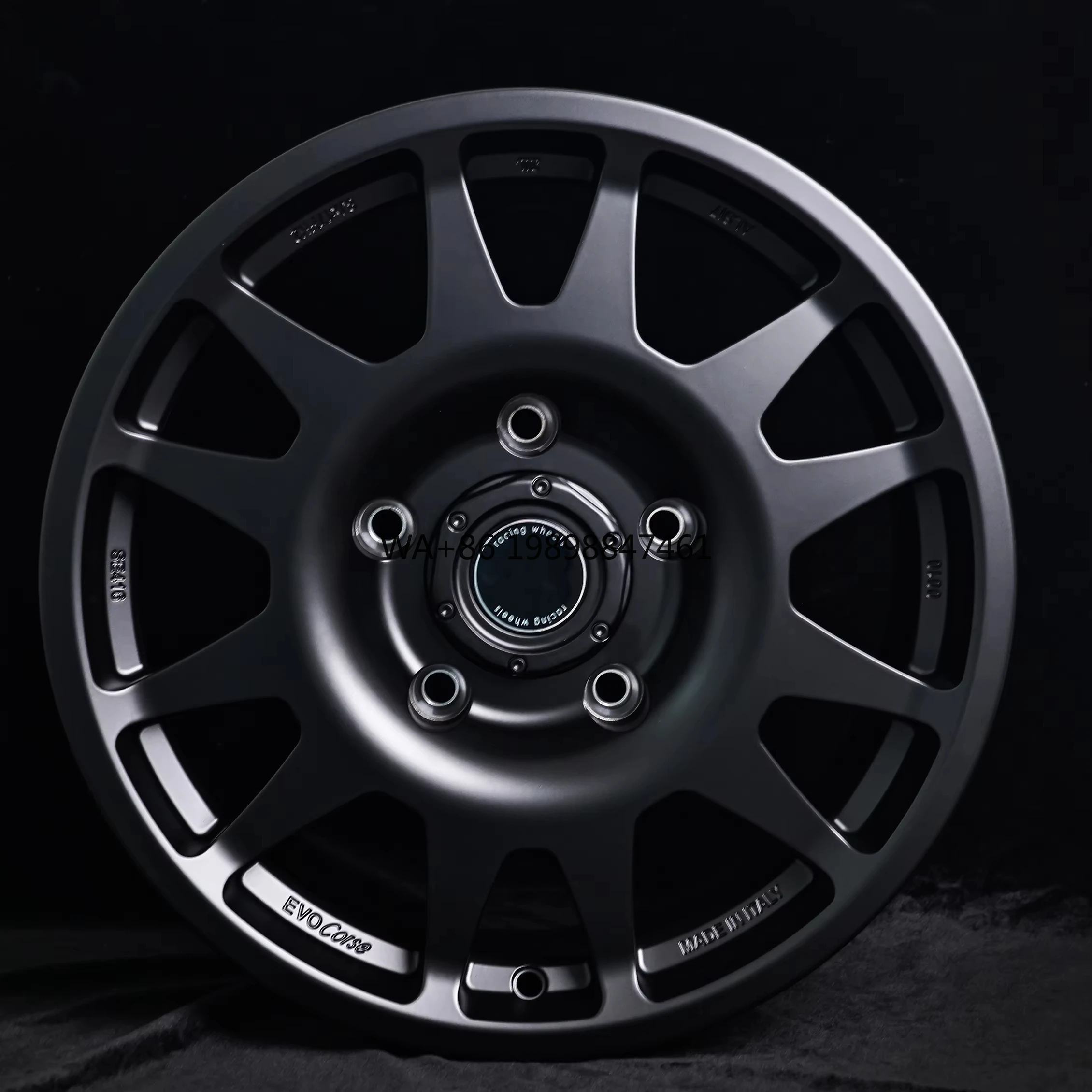 

Chinese Factory's Forged Off-Road Racing Car Wheels 20mm 25mm 30mm ET Aluminum Matte Black Design Passenger Cars Wheels
