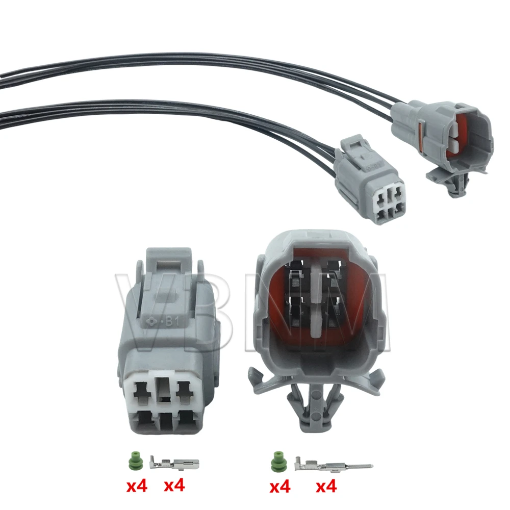 4 Pin 6188-0217 6189-0217 90980-11292 Auto Waterproof Connector Front Oxygen Sensor Plug For Toyota