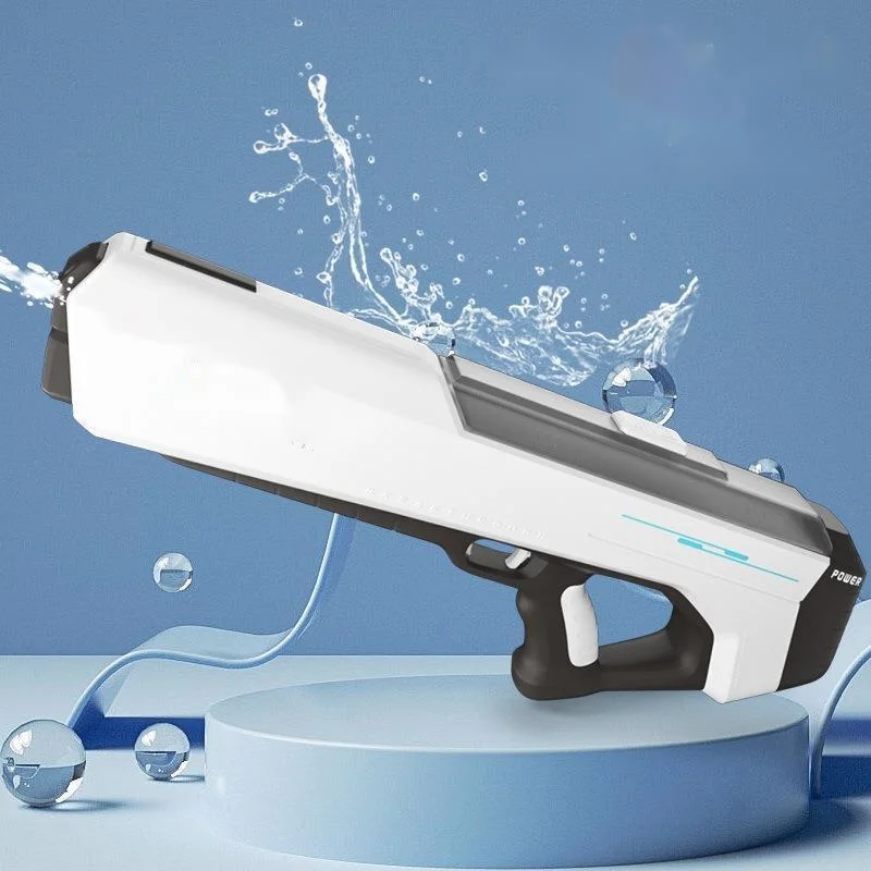 Electric Water Gun High-Tech Automatic Large Capacity High Pressure Water Gun Toys for Kid Summer Outdoor Swimming Game Toy