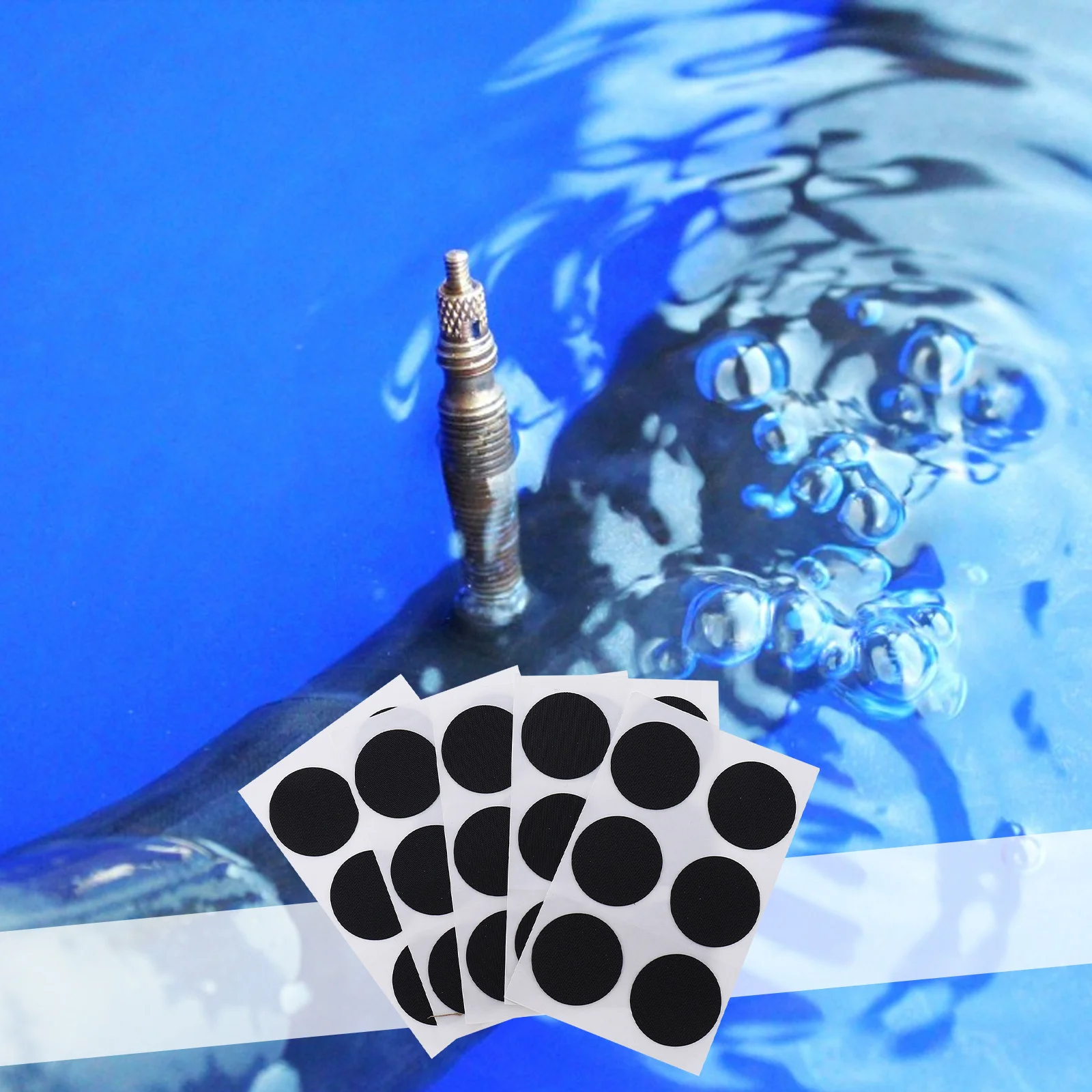 30 قطعة رقعة إطار الدراجة لا الغراء طقم تصليح خفيف الوزن للدراجة الأنبوب الداخلي ثقب بقع مطاطية أداة صيانة