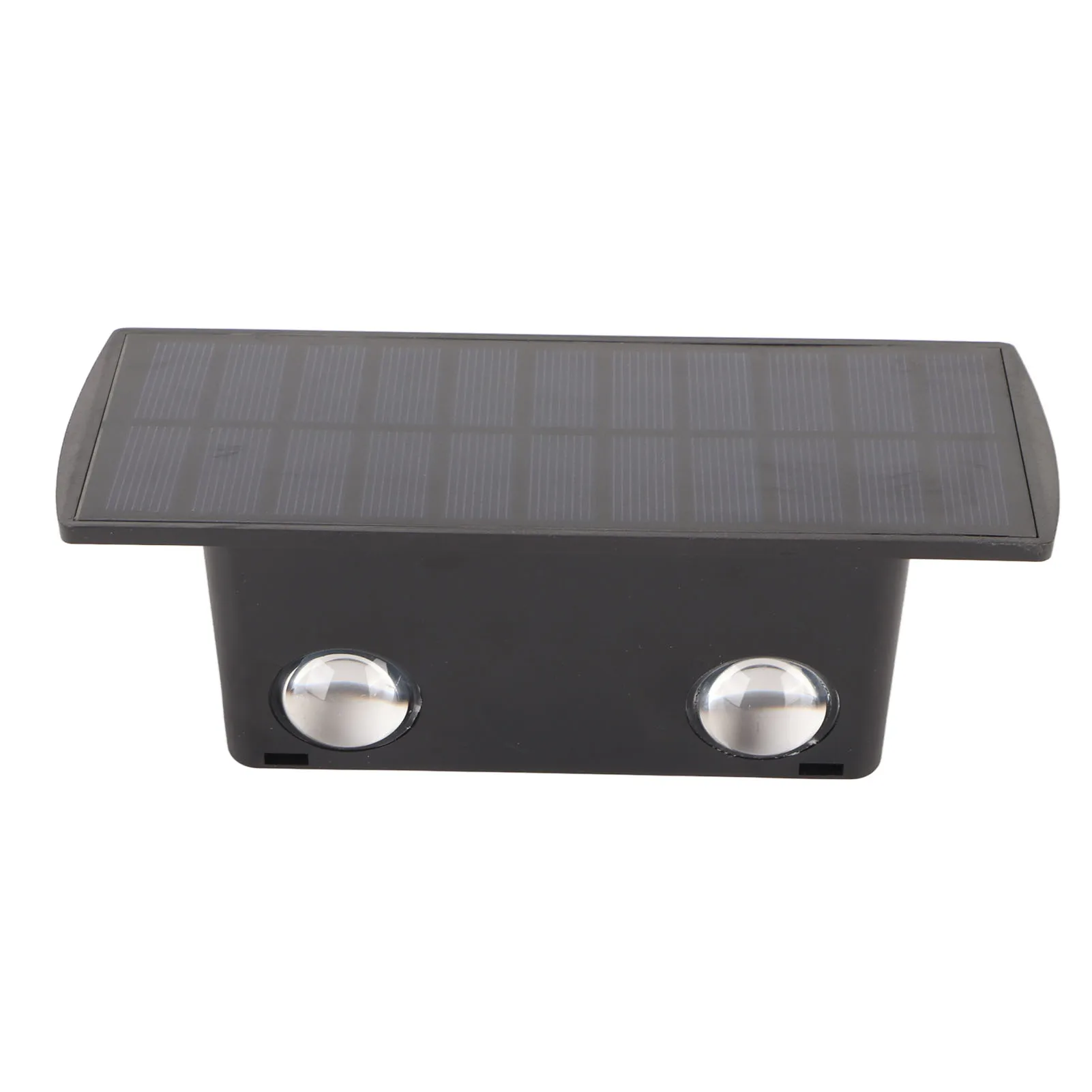 Luzes solares ao ar livre ip67 à prova dip67 água 4 led cerca solar luzes para cima para baixo luz de parede solar para fora quintal deck passo varanda quente