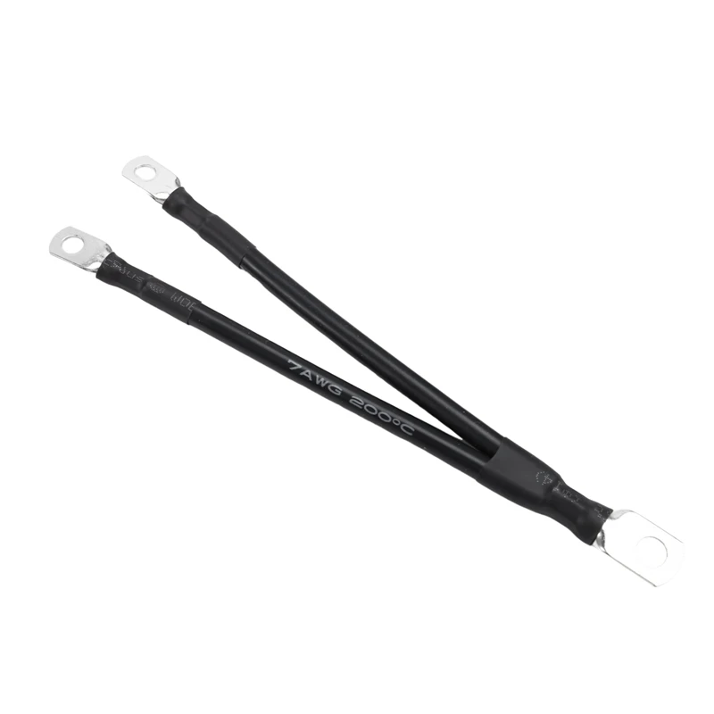 1 ชุดลวด 7AWG Heatproof Soft ซิลิกาเจลสายไฟทองแดงจมูกสําหรับ BMS แบตเตอรี่ Protetcion Board