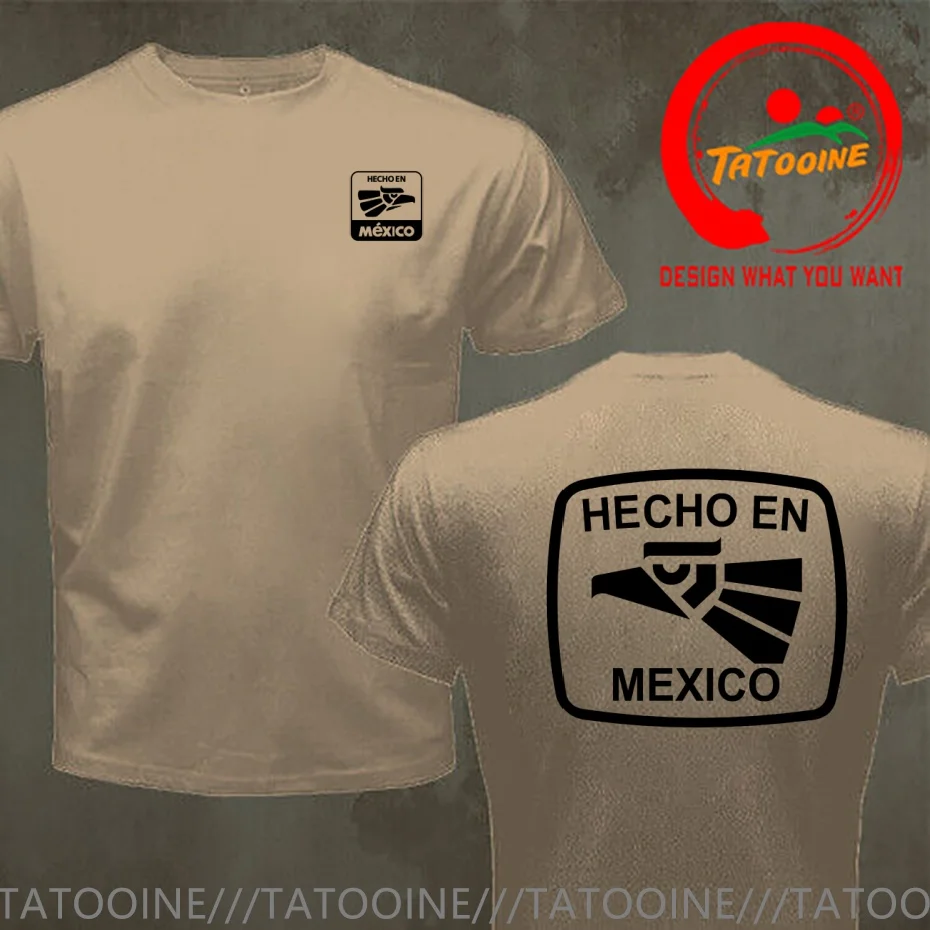 Funny Design Mexico Hecho En  SRed Doublet Men Fashion Trendy Casual Clothing Stylish Tops Tee Shirt Leisure Tshirt Men's T-Shir