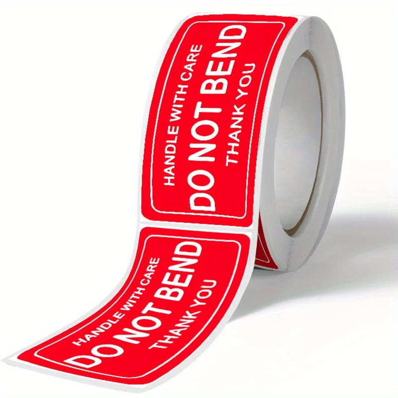 [Fragile Warning Stickers] 250pcs/Roll, Fragile Warning Stickers With Strong Adhesive, Moving & Shipping Labels For Glass