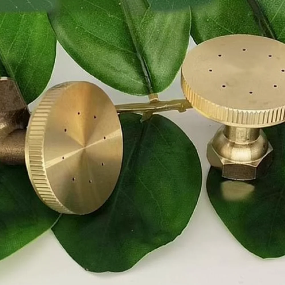 Premium Brass Mist Sprayer Nozzle Eight Hole Adjustable Head For Agriculture Garden Watering Pesticide Application