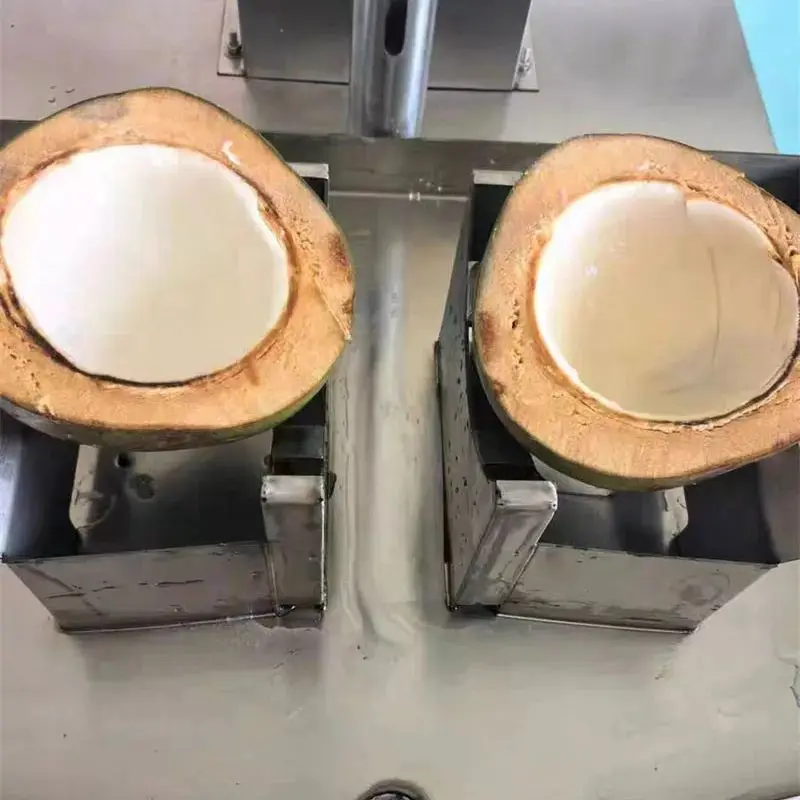 Green Coconut Cutting Machine Automatic Coconut Milk Machine Coconut Half Opening Machine