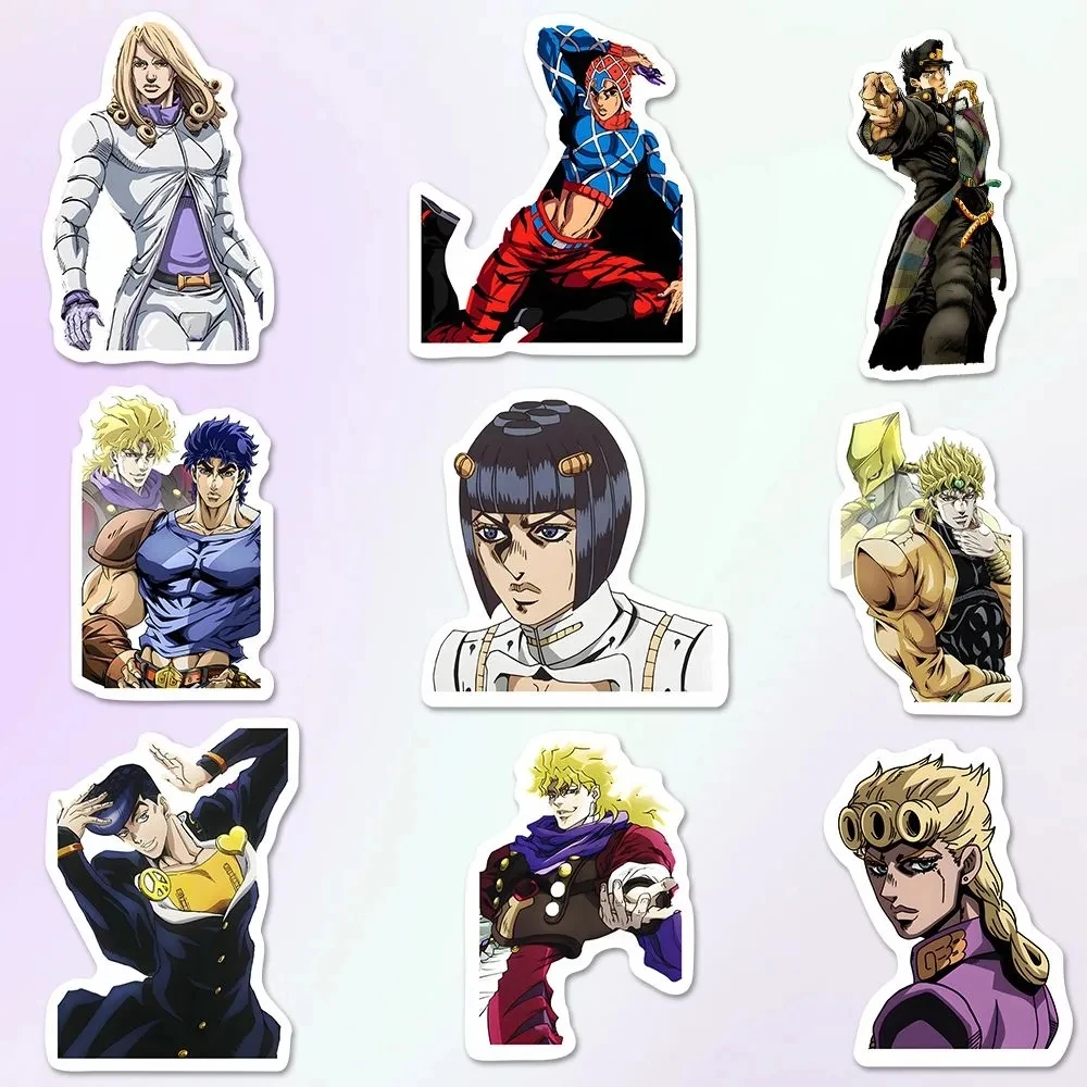 JoJo Bizarre Adventure Stationery Stickers Anime Kujo Jotaro Sticker Stationery Student Cartoon Waterproof Graffiti Decorate