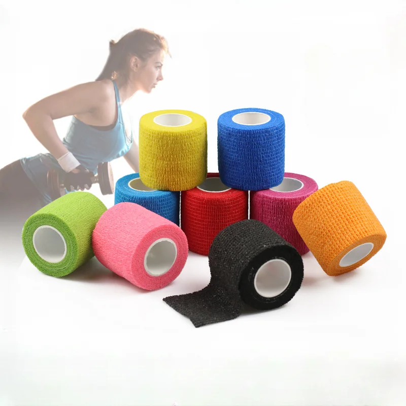 

Fitness Sports Finger Wrist Self-adhesive Bandges Non-woven Fabric Elestic Bandage for Wound Dressing Bandages Plaster