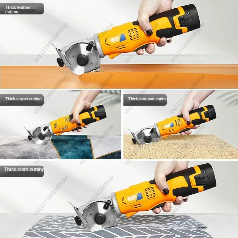 D970701 Electric Scissors Handheld Electric Circular Knife Cutting Machine Small Clothing Leather Tailor Cloth Round Cutter