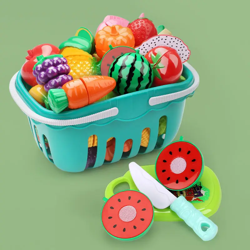 

Cute Cutting Fruits Vegetables Pretend Play Kids Kitchen Toys Children Play House Toy Pretend Playset Kids Educational Toys New