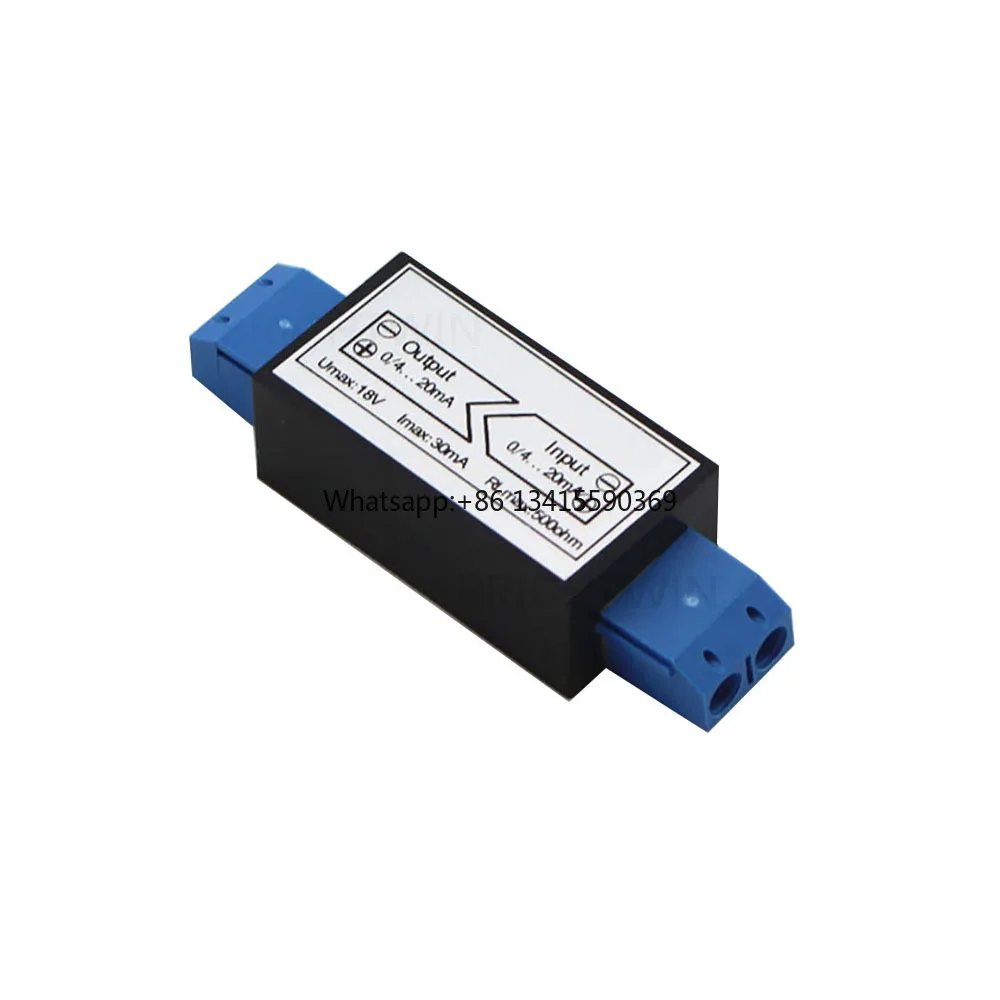 

Small 0-20mA 4-20mA Isolator Isolated Current Loop 4-20mA Converter Module 2-wire Transmitter Current Signal Isolation Module