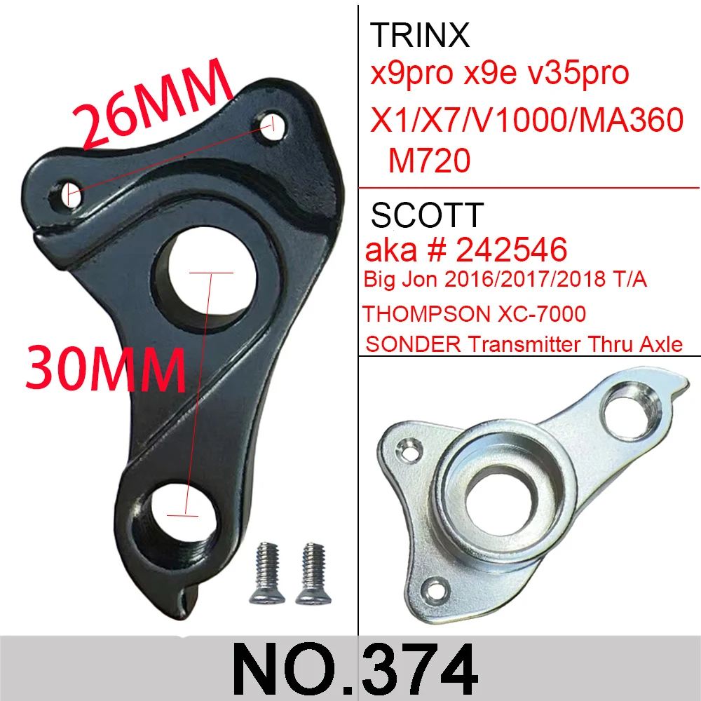 Derailleur Hanger For Scott 242546 Big Jon 2016 2017 2018 T/A SONDER THOMPSON XC-7000 Thru Axle Dropout Bike Frame Repair Parts