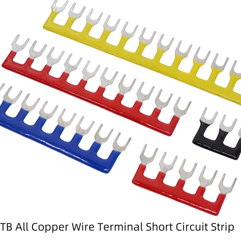 10PCS TB1510 wiring terminal block short connector 3-12 short circuit side plug 15A